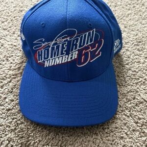 Blue Home Run Number 62 Cap